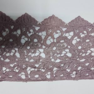 Mauve Guipure Lace