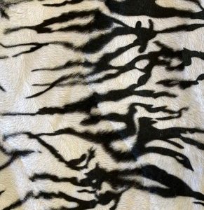 Zebra Print 2 Faux Fur