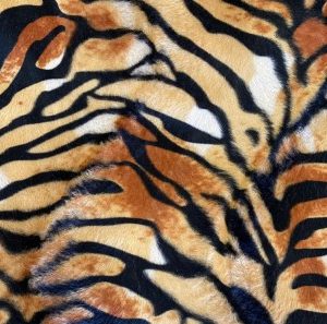 Zebra Print 3 Faux Fur