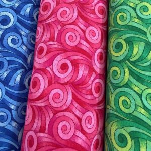 Swirls 100% Cotton
