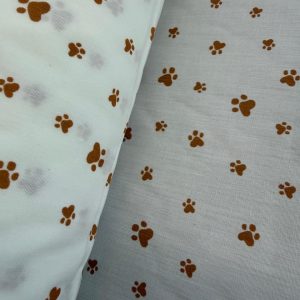 Brown Paws Polycotton