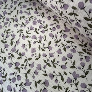 Lilac Flowers Muslin