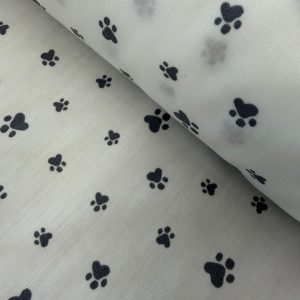 Grey Paws Polycotton