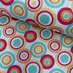 Pastel Retro Polycotton