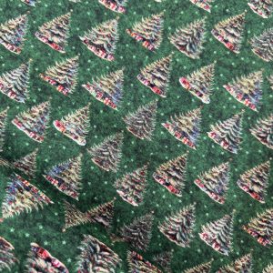 Christmas - Trees on Green